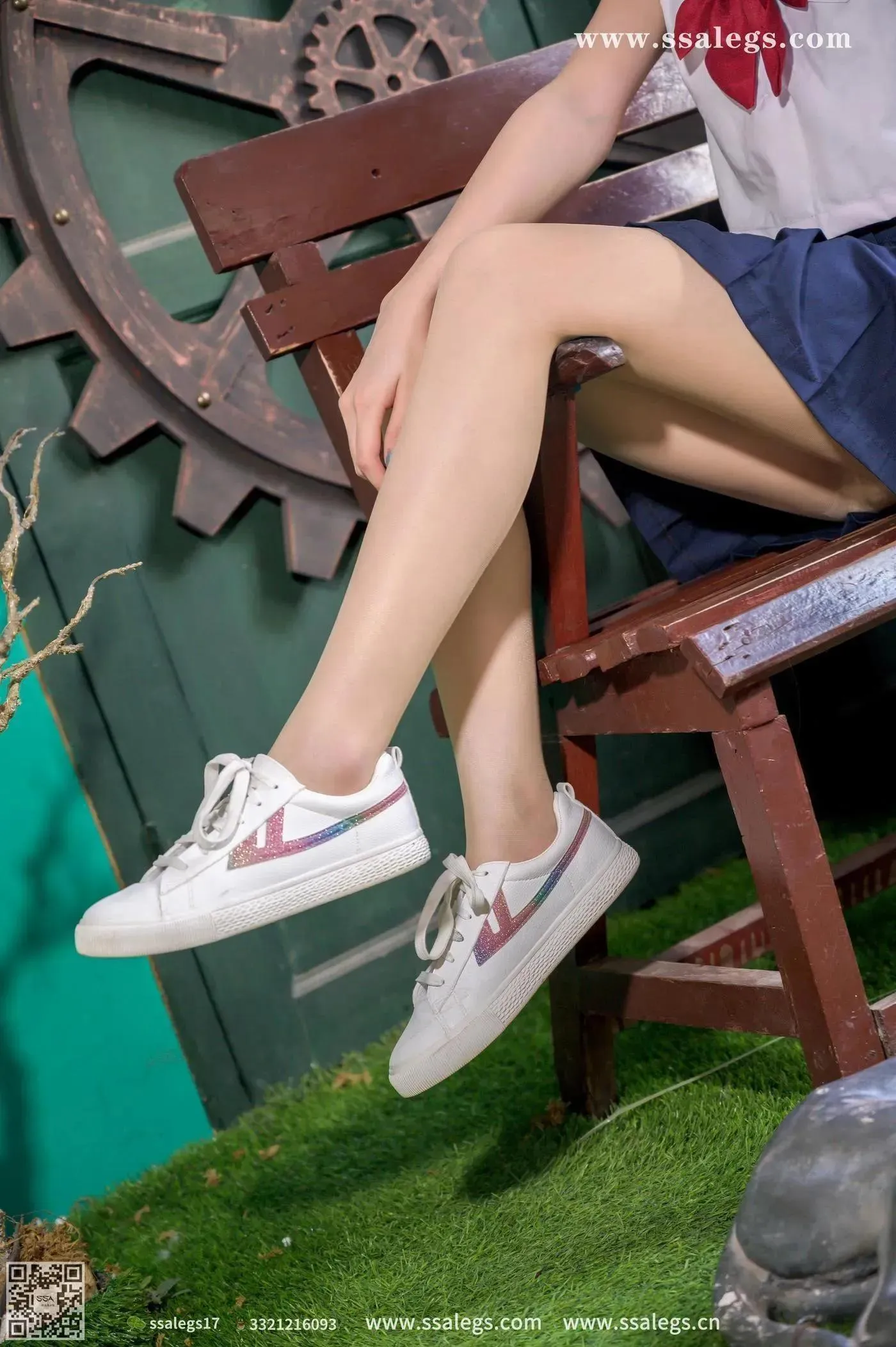 [SSA丝社]超清写真 NO.421 漫漫白色jk制服肉丝写真(上) [84P]插图7